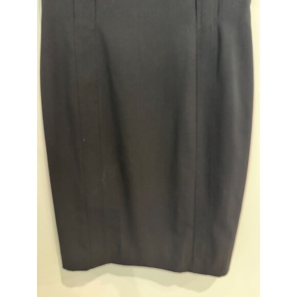 Tahari Arthur S. Levine black cap-sleeve sheath dress, size 6. - Picture 10 of 16